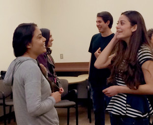 Students in an introductory GRI program, University of New Mexico, Albuquerque, NM